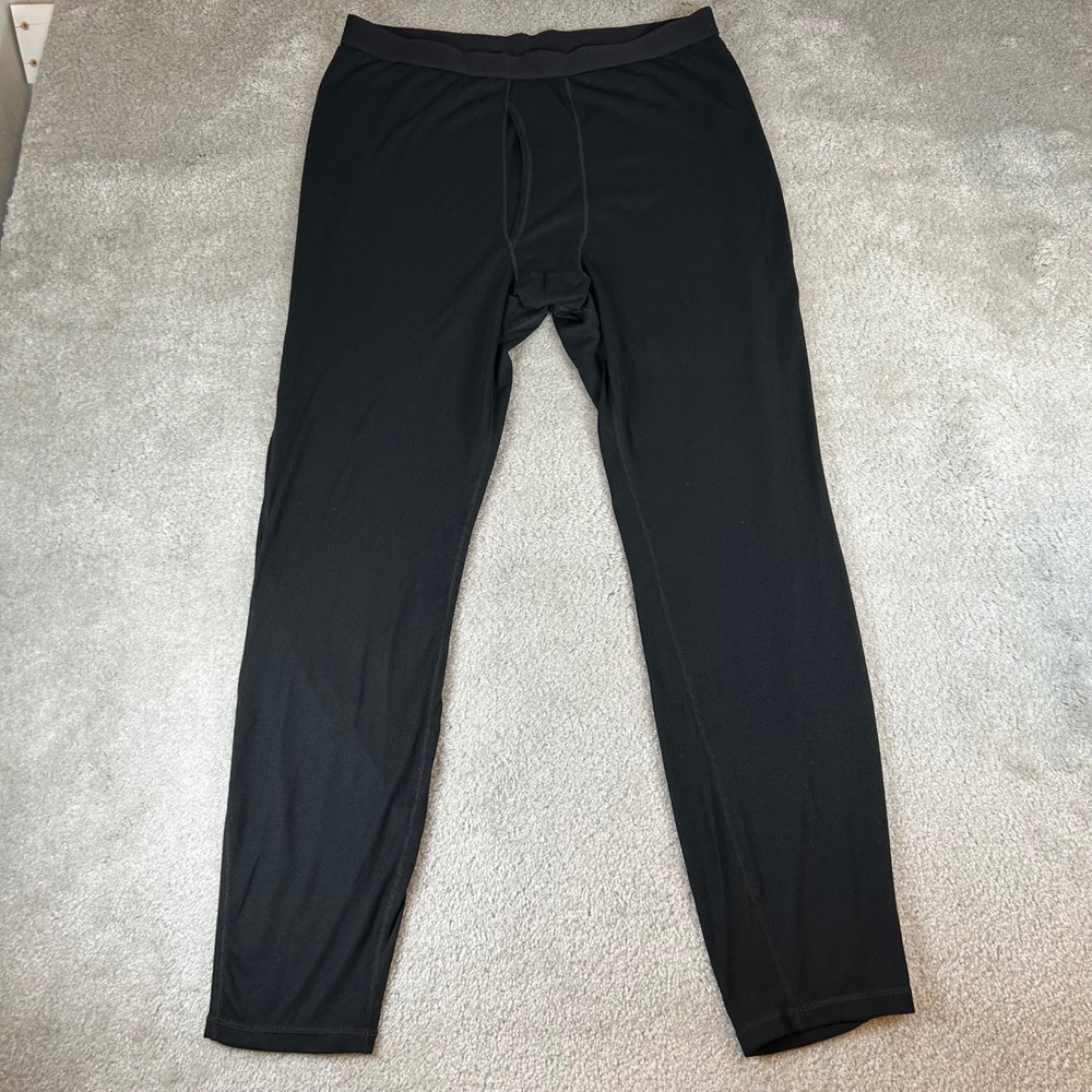 Patagonia Capilene 2 Lightweight Bottoms Men XXL Black Base Layer Leggings 44881